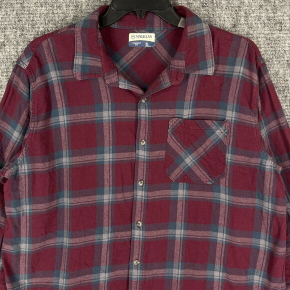 Magellan Shirt Mens XL Classic Fit Button-Down Long-Sleeve Business Casual - Picture 5 of 14